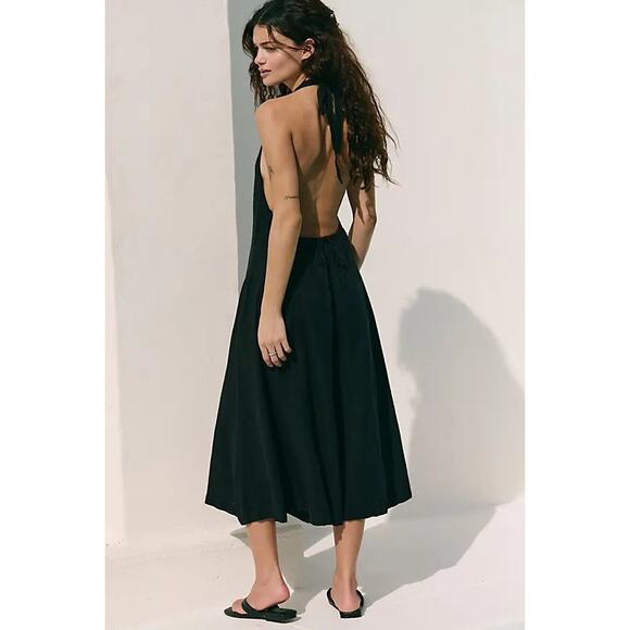 FP Free Est Reese Linen Jumpsuit Sz L New - Picture 4 of 5